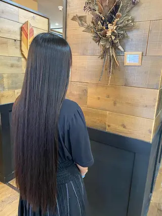 ロング パーマ 特殊カラー特化 ✂️SHIAN フジのヘアスタイル