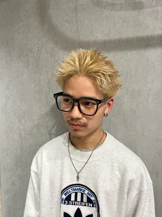 カラー メンズ LUCK 船橋のヘアスタイル