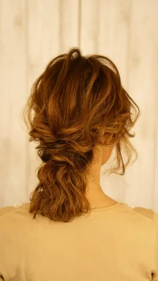 ショート ヘアアレンジ hair make  Lucciのヘアスタイル