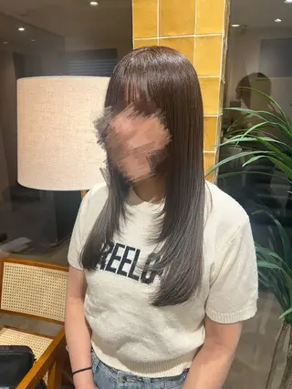 ロング 透明感&巻き髪 韓国ヘア　YUKIのヘアスタイル