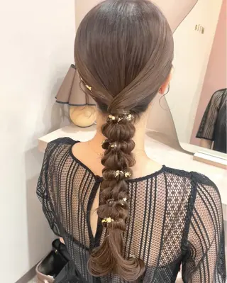 ロング エクステ＆ヘアセット Milaのヘアスタイル