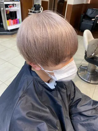 ショート カラー ヘアアレンジ メンズ 🌈haru🌻 藤沢ハイトーン🌈のヘアスタイル