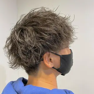 ショート パーマ メンズ メンズパーマ 西條真治のヘアスタイル