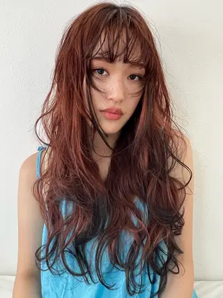 ロング ROZA germe所属・ROZAgerme 落海一花🦋のヘアスタイル