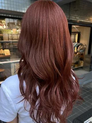 ロング カラー 似合わせメイク💄 粉川愛香のヘアスタイル
