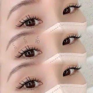 マツエク・マツパ 🦢amii. 鷲田のマツエク・マツパデザイン