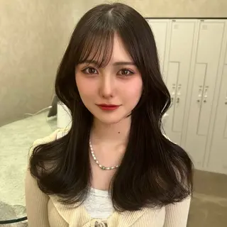 ロング SALOWIN原宿AROA店所属・顔まわり神カット✂︎ 齋藤雄大【表参道】のヘアスタイル