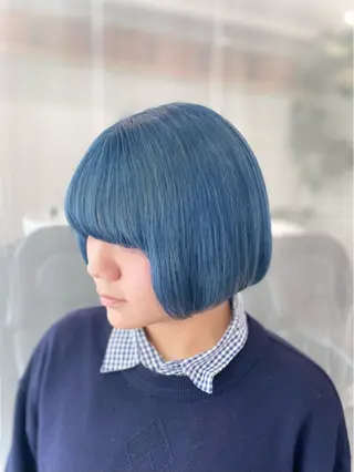 ショート カラー GaKu/ハイトーン /ブリーチ/ブロンドのヘアスタイル