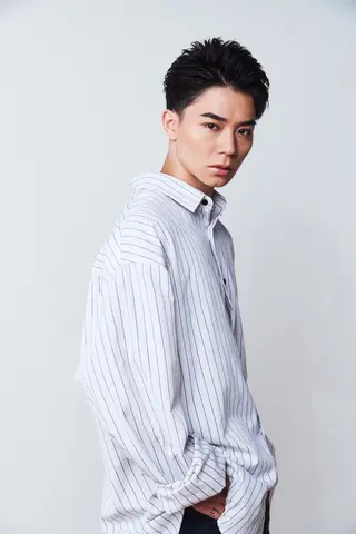 ショート パーマ メンズ 池袋センターパート No.1 裕大のヘアスタイル