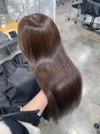 カラー 🤍ベージュ/透明感 韓国ヘア/まりん🤍のヘアスタイル