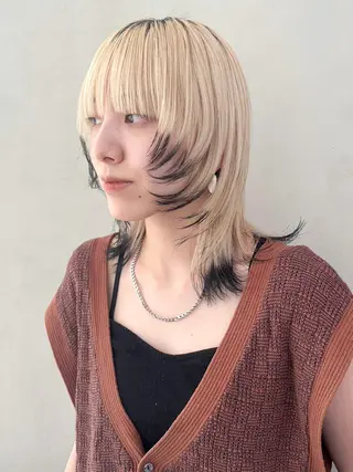 カラー ミディアム ITby ALBUM 北千住店のヘアスタイル