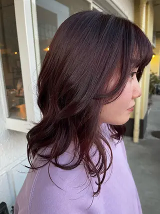 セミロング ☺︎宮田 麻衣☺︎のヘアスタイル