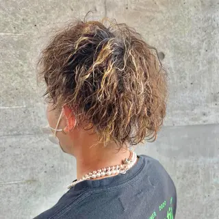 パーマ メンズ おおつか せいやのヘアスタイル