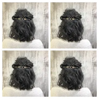 ショート カラー ヘアアレンジ Cuore 清尾 浩昭のヘアスタイル