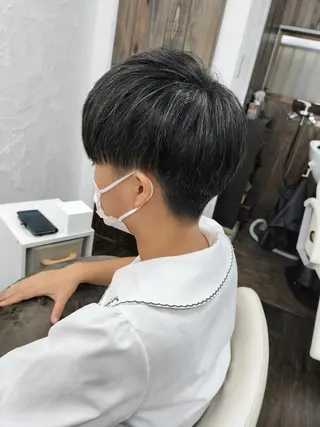 ショート メンズ hair&make yurau所属・古民家ｻﾛﾝ/みうら あや\ﾏﾝﾂｰﾏﾝのヘアスタイル