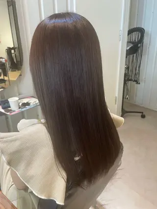 La fith hair charme 渋谷店【ラフィス ヘアー シャルム】所属・🤎艶カラー/縮毛/ クルミ🤎のヘアスタイル