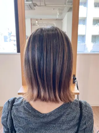 ショート カラー KIZU 髪質改善 オカルト怪談のヘアスタイル