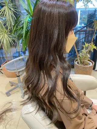 ロング カラー 🩵波巻き/ツイスパ HARU💎のヘアスタイル