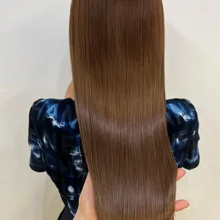 ロング カラー 顔まわりカット✨艶髪 ✨髪質改善✨伴響佳のヘアスタイル