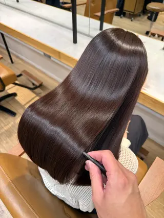 ロング カラー 吉田 裕太朗のヘアスタイル