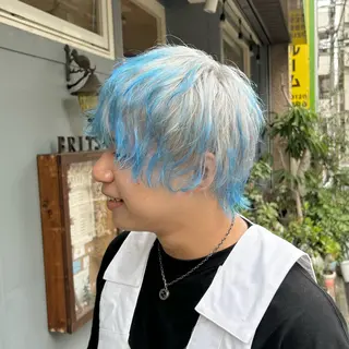 ミディアム メンズ BRITS 渡辺 菜々子のヘアスタイル