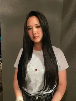 ロング カラー 透明カラー/レイヤー misaki °*のヘアスタイル