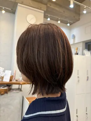 ショート ROMMY.所属・大木 華のヘアスタイル