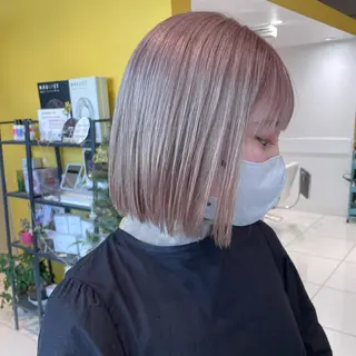 ミディアム カラー 似合わせ 垢抜け🌟 AKINOのヘアスタイル