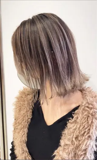 ミディアム まお♡レイヤーカット ×色っぽstyleのヘアスタイル