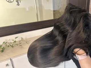 セミロング カラー ヘアアレンジ 🦄🫧‪透明感 絹髪特化🫧🍓のヘアスタイル