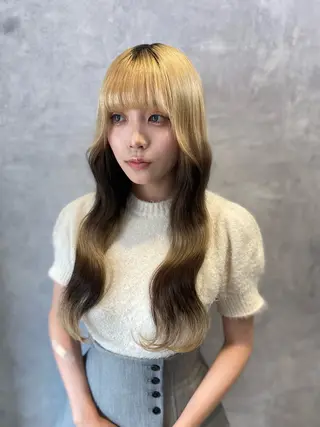 ロング Fi-Ne 八戸のヘアスタイル