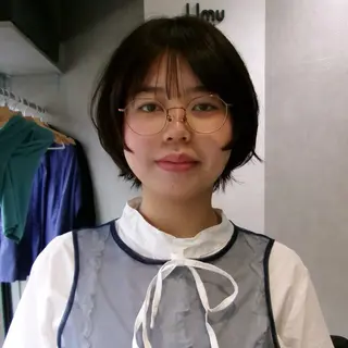 ショート Umu所属・✳︎透明感カラー✳︎ ボブ✳︎nanaのヘアスタイル