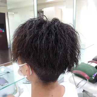 ショート パーマ メンズ 🐺一ノ瀬 凌 / デザインウルフ🐺のヘアスタイル