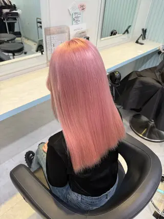 ロング カラー ハイトーン/韓国 レイヤー/るか🎀のヘアスタイル