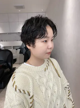 ショート カラー パーマ 美髪❣️縮毛矯正/ 髪質改善✨/山本のヘアスタイル