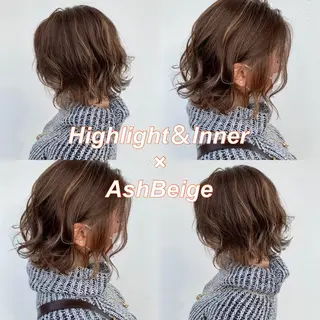 カラー 水戸/ブリーチカラー ♠️♠️會澤遼真のヘアスタイル