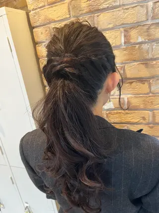 ロング ヘアアレンジ Hair salon mutto所属・似合わせスタイル 🌹mao🌹のヘアスタイル