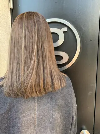 セミロング 萌花 moeka /韓国/レイヤーのヘアスタイル