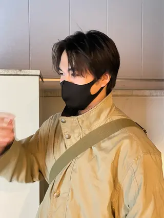 ショート メンズ yumemiレイヤー ✴︎ 透明感カラーのヘアスタイル