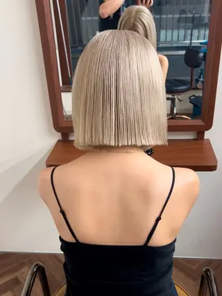 ミディアム カラー レイヤー専門家 ダブルカラー修のヘアスタイル