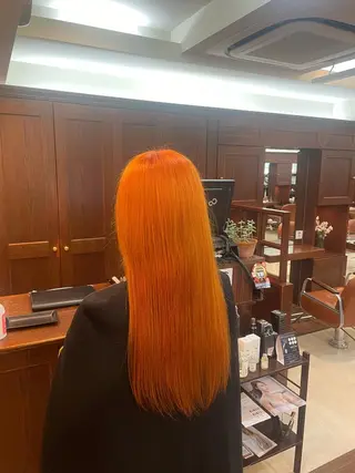 ロング カラー 【感動の美髪矯正】 溝の口/佐藤那都💫のヘアスタイル