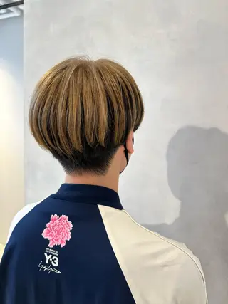 メンズ 渋谷レイヤーカット/ 暖色艶カラー🩵高橋のヘアスタイル