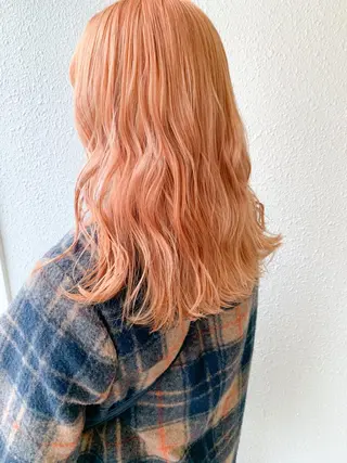 ロング カラー すぎもと さき⚡️ 朝ラク・*パーマのヘアスタイル