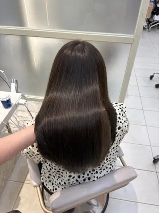 ロング Hina🤎ベージュ 、グレージュ🤎のヘアスタイル