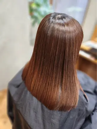 セミロング パーマ 5:8所属・吉祥寺【髪質改善カラ ー/ブリーチ】藤井のヘアスタイル