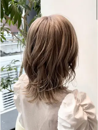 ミディアム カラー 髪質改善/ブリーチ 特化🧡‬‪田中颯士のヘアスタイル