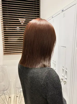 ミディアム SYUK高円寺所属・ベージュ/暖色カラー /ボブ/ミカのヘアスタイル