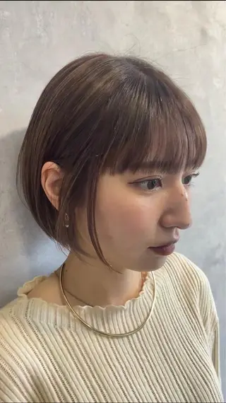 ショート カラー プルエクステ/透明感 カラー✨KAZUKIのヘアスタイル