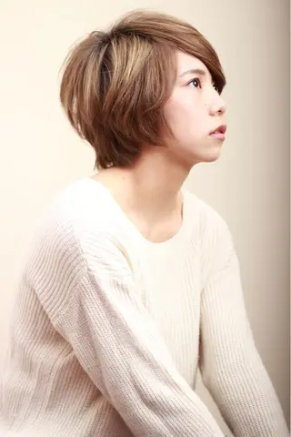 ショート 【コテ巻き風パーマ】 一木快斗のヘアスタイル