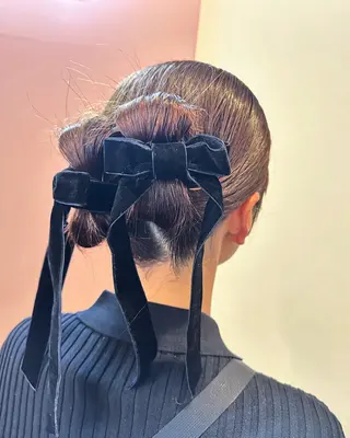 セミロング ヘアアレンジ pep所属・pep natsumiのヘアスタイル